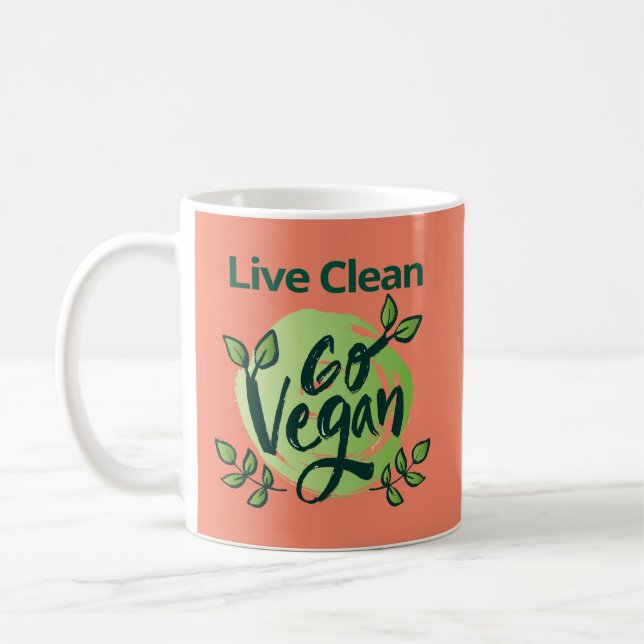 Taza De Café El futuro es el diseño vegano (Izquierda)