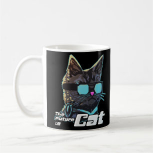 Taza De Café El futuro es gato