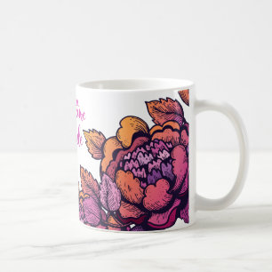 Taza De Café El futuro es letras femeninas