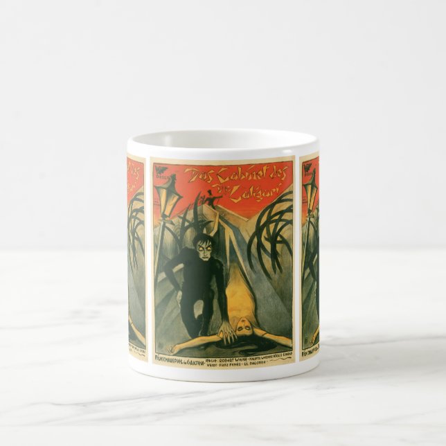 Taza De Café El gabinete del cartel de película del Dr. (Centro)