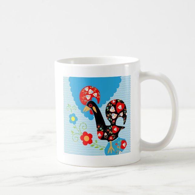 Taza De Café El gallo portugués de Barcelos (Derecha)