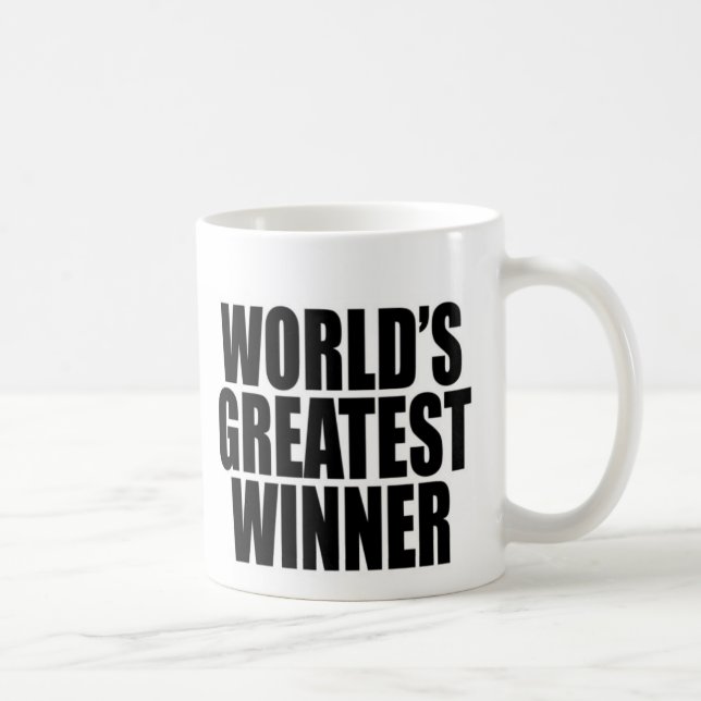 Taza De Café El ganador más grande del mundo (Derecha)