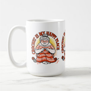 Taza De Café El Ganchillo Es Mi Lugar Feliz – Abuela Alegre
