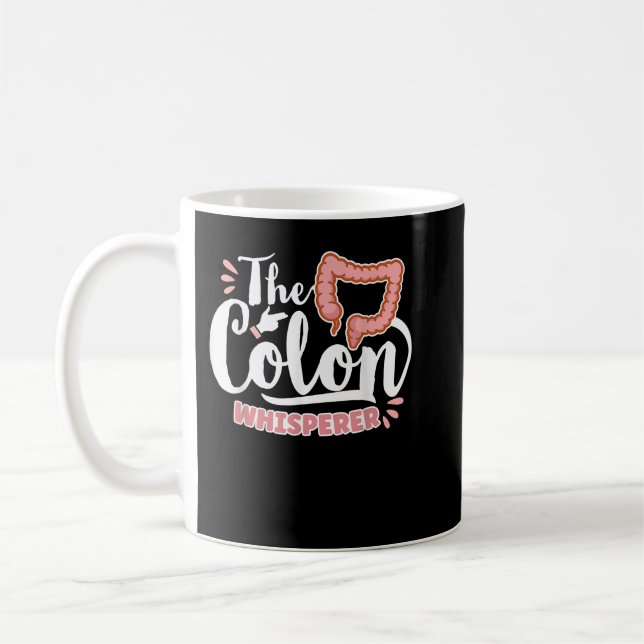 Taza De Café El gastroenterólogo del colon Whisperer Proctologi (Izquierda)