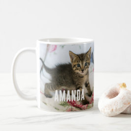 Taza De Café El Gatito De Tabby Cuyo Asombro Parece