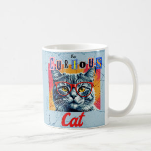 Taza De Café El Gato Curioso