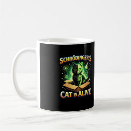 Taza De Café El gato curioso de Schrödinger