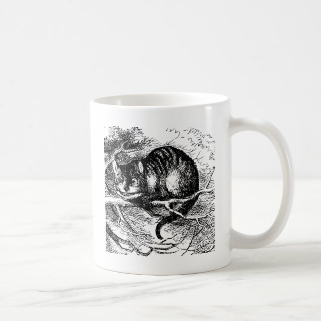 Taza De Café El gato de Cheshire (Derecha)