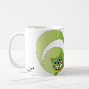 Taza De Café El gato de Cheshire de la taza, goza