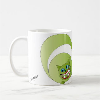 Taza De Café El gato de Cheshire de la taza, goza