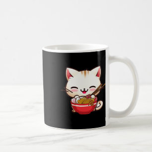 Taza De Café El gato de Kawaii Ramen ama la comida japonesa div