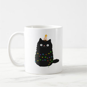 Taza De Café El gato de los Navidades kawaii