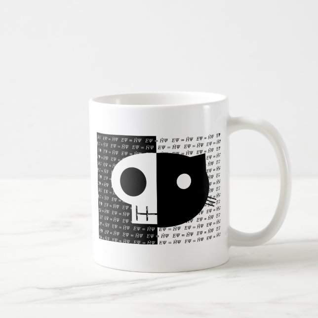Taza De Café El gato de Schrödinger (Derecha)