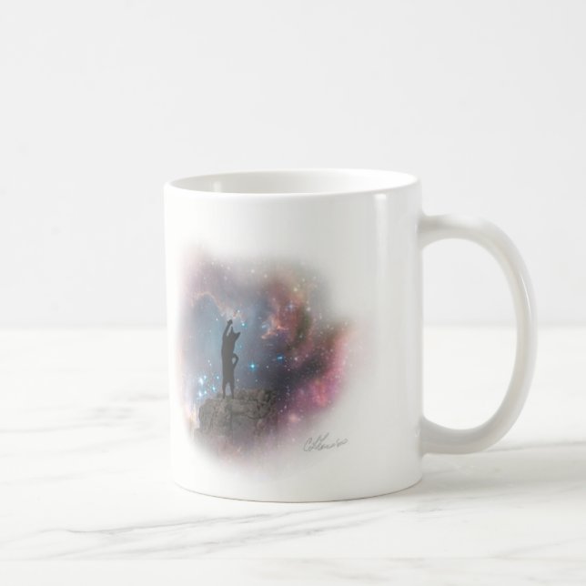 Taza De Café El gato de Yeshua: Noche de Mari Nazaret (Derecha)