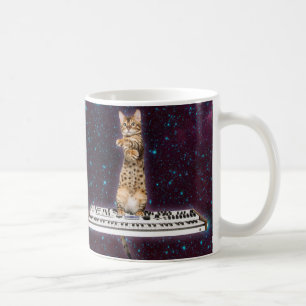 Taza De Café El gato del teclado golpea de nuevo