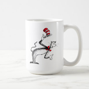 Taza De Café El gato en el Gorra se tira una reverencia