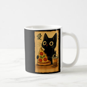 Taza De Café El gato japonés Kawaii Anime Zza un gato de té com