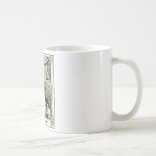 Taza De Café El gato Lady Tarot Card El gato gótico vintage M