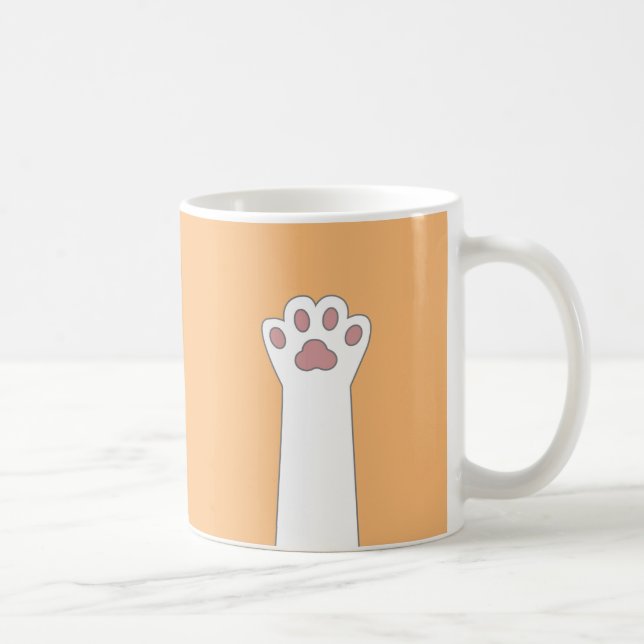 Taza De Café El gato mascota del profesor sabe la respuesta (Derecha)