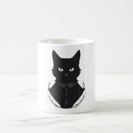 Taza De Café El gato negro encantado de Salem