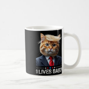 Taza De Café El gato Trump 9 vive a un bebé