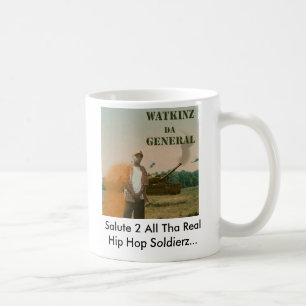 Taza De Café El general de Watkinz DA, saluda 2 toda la cadera