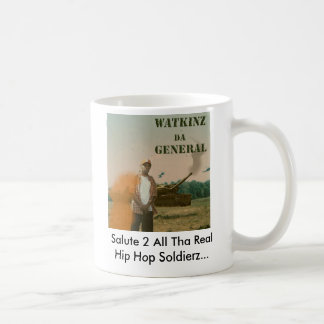Taza De Café El general de Watkinz DA, saluda 2 toda la cadera