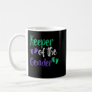Taza De Café El género revela el morado y verde guardián del gé