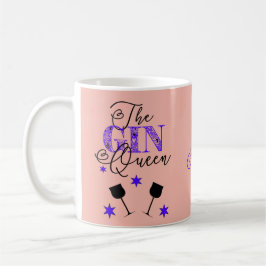 Taza De Café El Gin Queen Pink Style