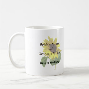 Taza De Café El girasol desmorona los productos Bodas