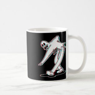 Taza De Café El Glitch del Fantasma del Payaso Bailando