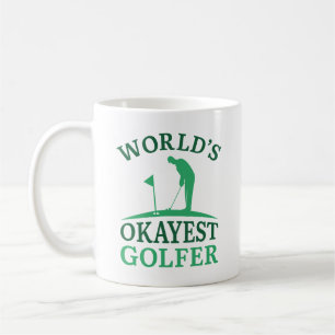 Taza De Café El Golfer más Okayer del mundo