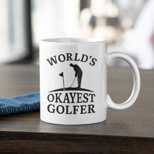 Taza De Café El Golfer más Okayer del mundo