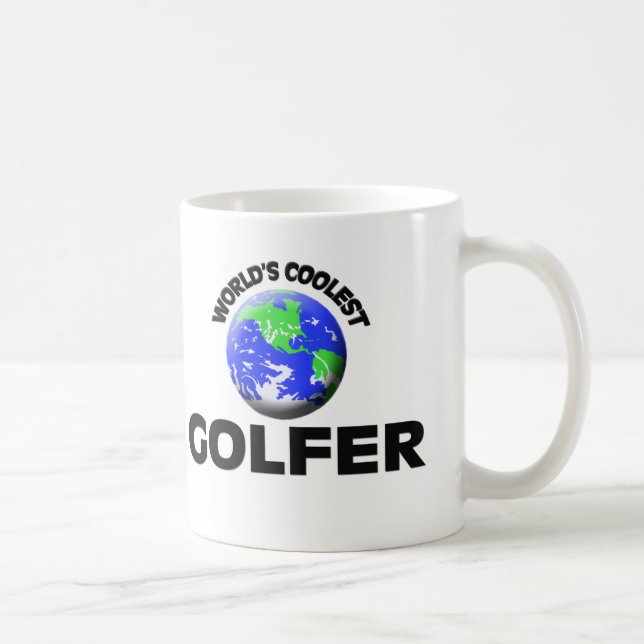 Taza De Café El golfista más fresco del mundo (Derecha)