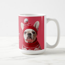 Taza De Café El gracioso Bulldog francés Red Mug - No otro suét