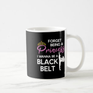 Taza De Café El gracioso Cinturón Negro Karate Dice Para El Chi