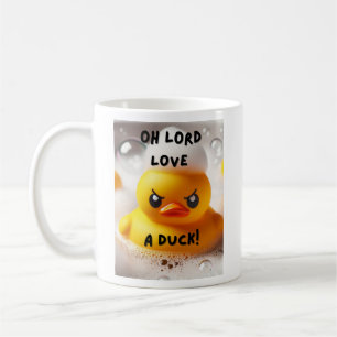 Taza De Café El gracioso pato de goma Lord Love A Duck Cita