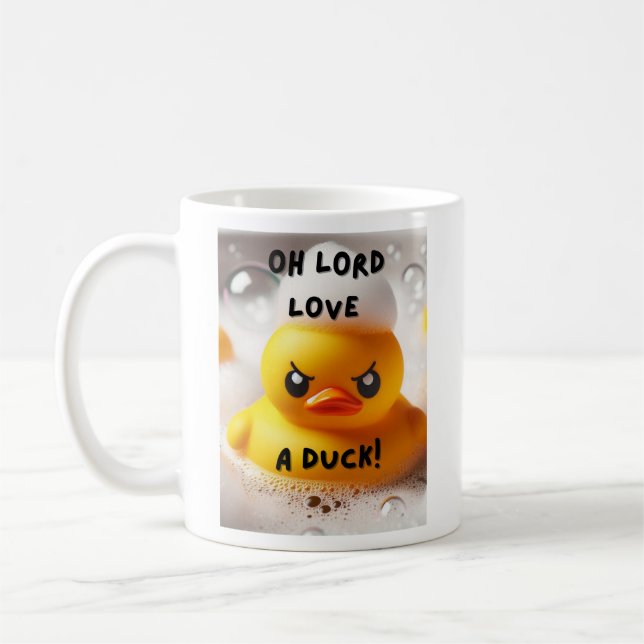 Taza De Café El gracioso pato de goma Lord Love A Duck Cita (Izquierda)