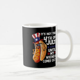 Taza De Café El Gracioso Perro Caliente Del 4 De Julio Wiener S
