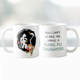 Taza De Café El gracioso Tigre Kung Fu Día del Padre Regalo de