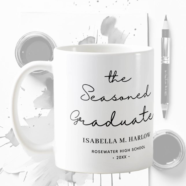 Taza De Café El Graduado De Temporada Personalizado (Subido por el creador)