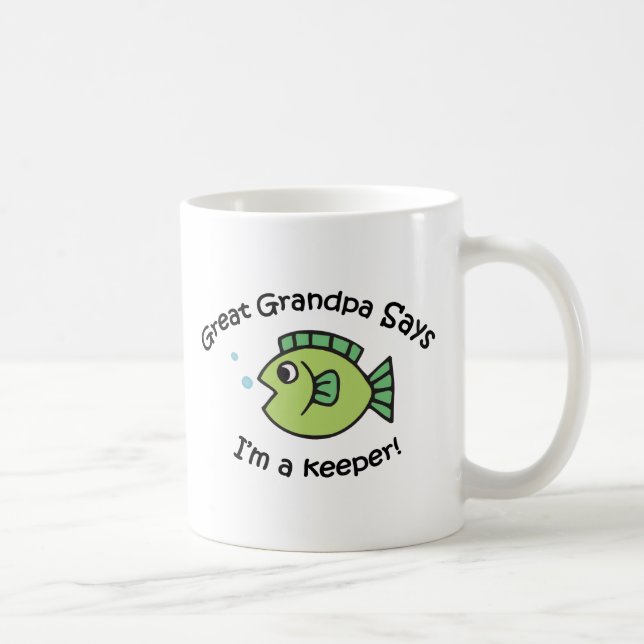 Taza De Café El gran abuelo dice que soy encargado (Derecha)