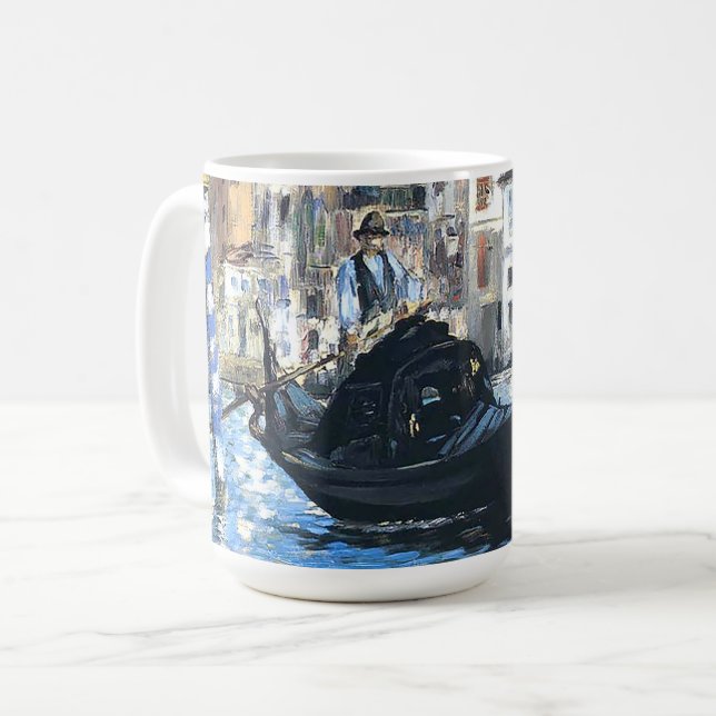 Taza De Café El gran canal de Venecia Edouard Manet (Anverso izquierdo)