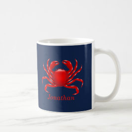 Taza De Café El gran cangrejo rojo vuelve a los elementos esenc