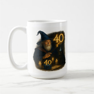 Taza De Café El Gran Encantador cumple 40 años: Mug Cumpleaños