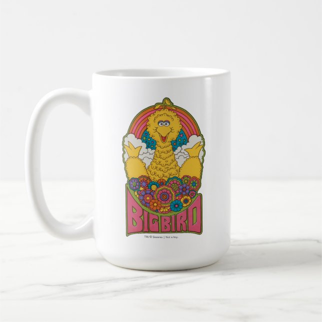 Taza De Café El Gran Pájaro | Psicodélico (Izquierda)
