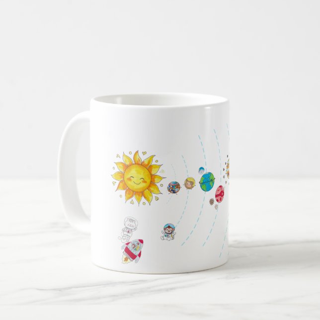 Taza De Café El gran Sistema Solar (Anverso izquierdo)