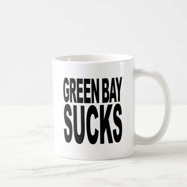 Taza De Café El Green Bay chupa (Derecha)