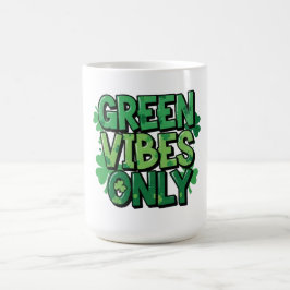 Taza De Café El Green Vibes Only St. Patrick's Day