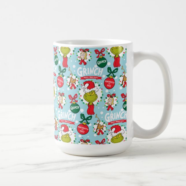 Taza De Café El Grinch | Patrón de Wholidays feliz